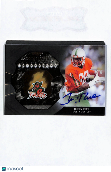 2017 Upper Deck Exquisite Collection Dimensions Jerry Rice #EB-RJ Patch