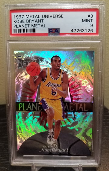 Kobe Bryant 1997 metal universe planet metal 