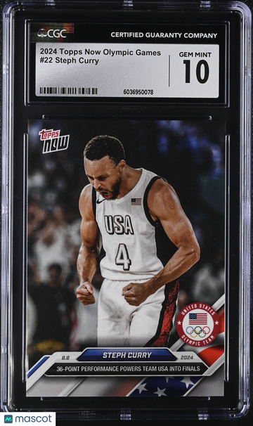 2024 Topps Now Olympic Games #22 CGC 10