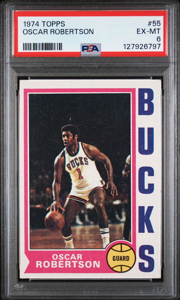 1974 Topps Oscar Robertson #55 PSA 6