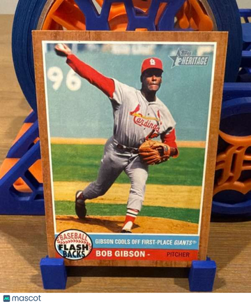 2011 Topps Heritage - Baseball Flashbacks Bob Gibson #BF-10