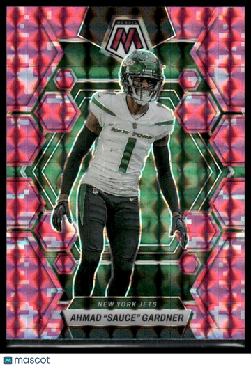 2023 Panini Mosaic Ahmad "Sauce" Gardner #78 Camo Pink Mosaic
