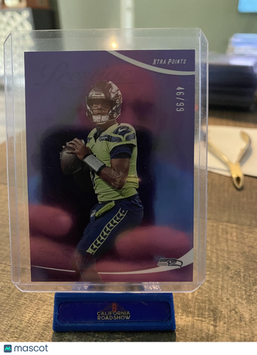 2023 Panini Prestige Geno Smith #266 Xtra Points Premium Purple SN