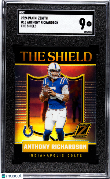 2024 Panini Zenith Anthony Richardson #18 The Shield SGC 9