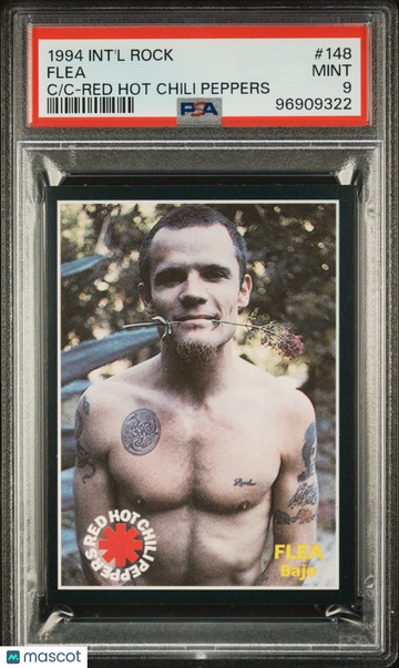1994 International Rock Card Collection Flea #148 PSA 9