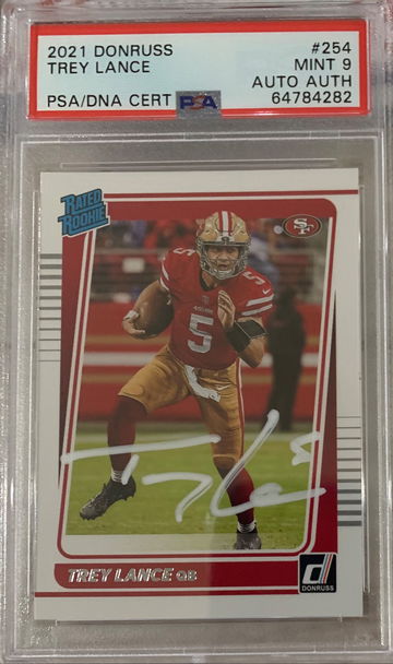 2021 Rated Rookie Trey Lance AUTO 