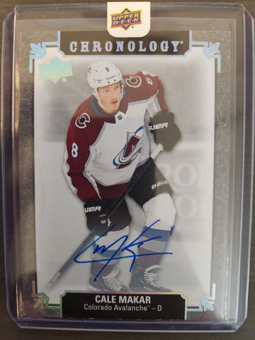 2019-20 Chronology Cale Makar RC Auto FH-CO-CM