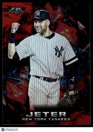 2018 Topps Fire Derek Jeter #2 Flame