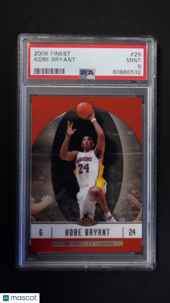 2006 Finest Kobe Bryant #25 PSA 9