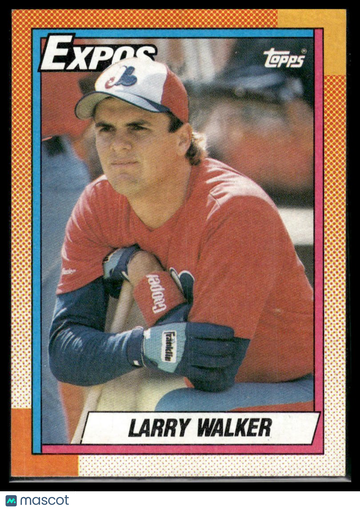 1990 Topps Larry Walker #757 RC
