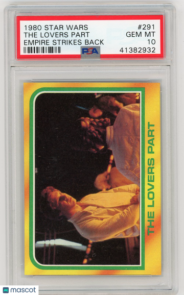 1980 Star Wars Empire Strikes Back The Lovers Part #291 PSA 10