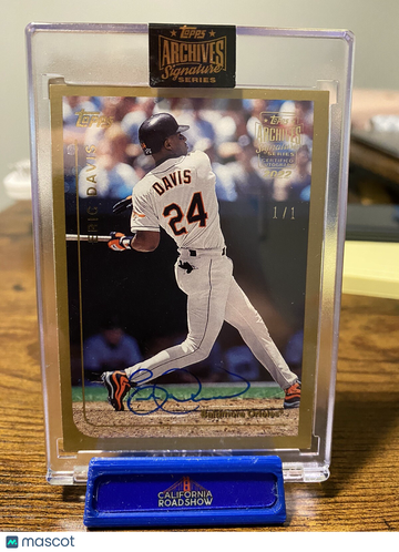 2022 Topps Archives Eric Davis #153 Signatures Topps