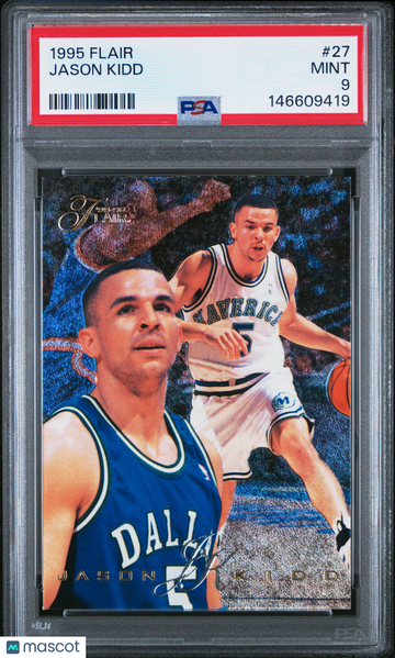 1995 Flair Jason Kidd #27 PSA 9