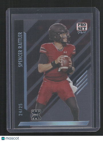 2024 PRO SET PURE SPENCER RATTLER #145 /25 RC SN,RC,/25