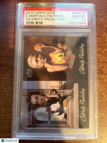 2010 Upper Deck Chris Martin #CP9/CP10 Insert PSA 10