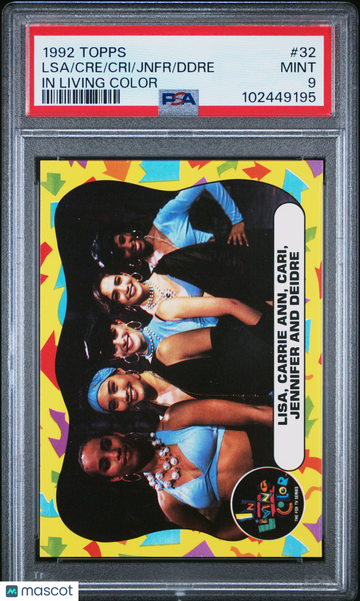 1992 Topps In Living Color Jennifer Lopez Rookie #32 PSA 9
