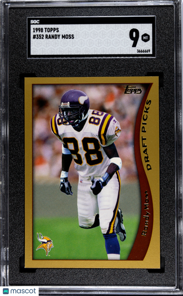Randy Moss 1998 Topps SGC 9