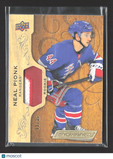 2019 Upper Deck Engrained Neal Pionk #82 11/35 Memorabilia