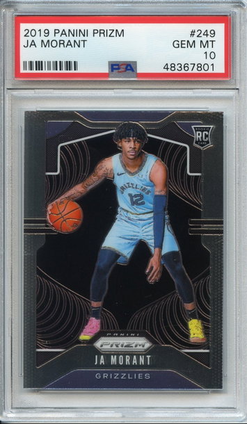 Ja Morant Prizm Rookie PSA 10