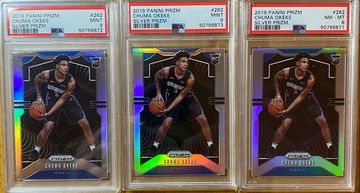 2019 Panini Prizm Chuma Okeke Silver Prizm PSA 9x2/8 Mint/NM-Mint