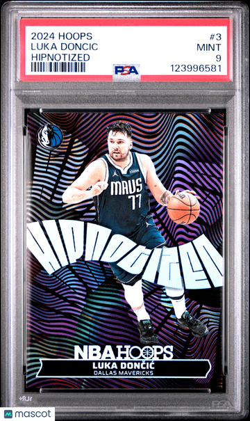 2024 Panini NBA Hoops Hipnotized Luka Doncic #3 PSA 9