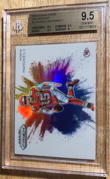 2019 Prizm Color Blast Patrick Mahomes II