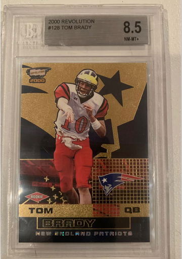 2000 Revolution Tom Brady RC  rookie  118/300