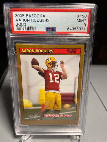 2005 Bazooka GOLD Aaron Rodgers 