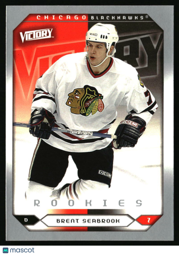 2005-06 Upper Deck Brent Seabrook #253 2005-06 Upper Deck Victory Update Chicago Blackhawks