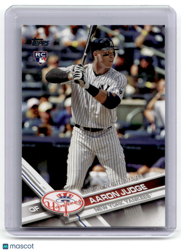 Aaron Judge 2017 Topps Update Series Batting Rookie RC #US99