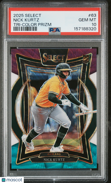 Nick Kurtz 2025 Panini Select #63 Tri Color Prizm