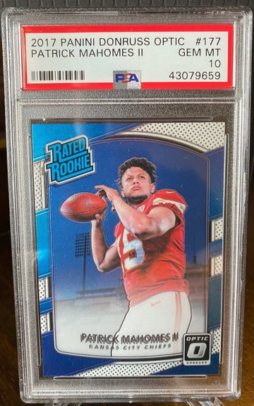 Patrick Mahomes 2017 Optic RC #177