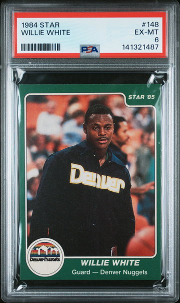 1984 Star Willie White #148 PSA 6