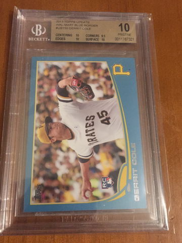 Gerrit Cole 2013 Topps Update wal mart blue pop2