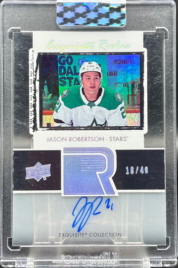 2020 Exquisite Clear Cut RC auto Jason Robertson /49 