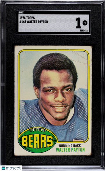 1976 Topps Walter Payton #148 SGC 1