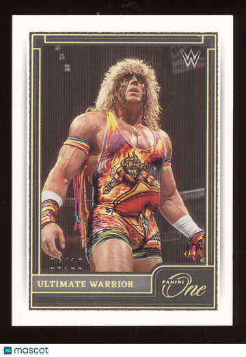 2022 Panini Chronicles One WWE Ultimate Warrior #483 Gold /10