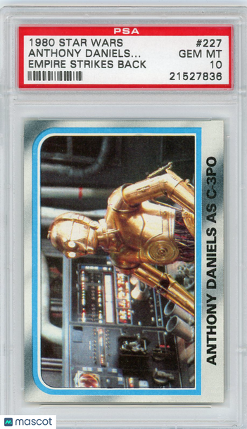 1980 Star Wars Empire Strikes Back Anthony Daniels.. . #227 PSA 10
