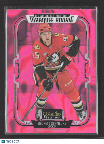 2026 O-Pee-Chee Platinum Marquee Rookie Beckett Sennecke #269 Pink Magma