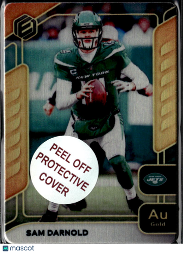 Sam Darnold 2020 Panini Elements Football Gold New York Jets