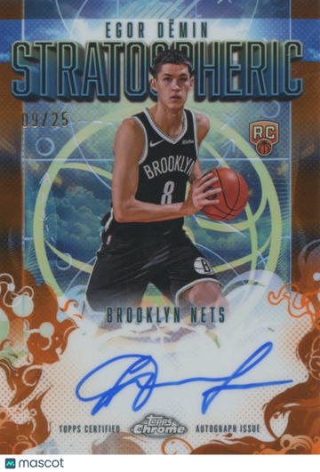 2025-26 Topps Chrome Egor Demin Rookie Topps