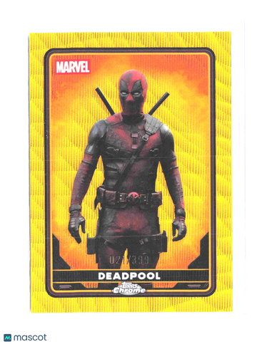 2025 Topps Chrome Marvel Deadpool & Wolverine Deadpool 021/399 #21