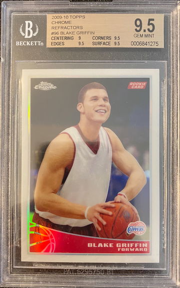 2009-10 Topps Chrome Blake Griffin Refractors /500 Rookie BGS 9.5