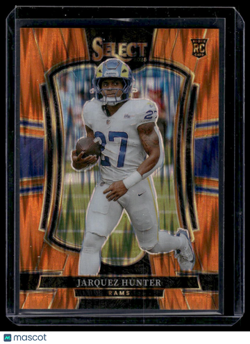 2026 Panini Select Prizm Jarquez Hunter #119 Orange /399 RC