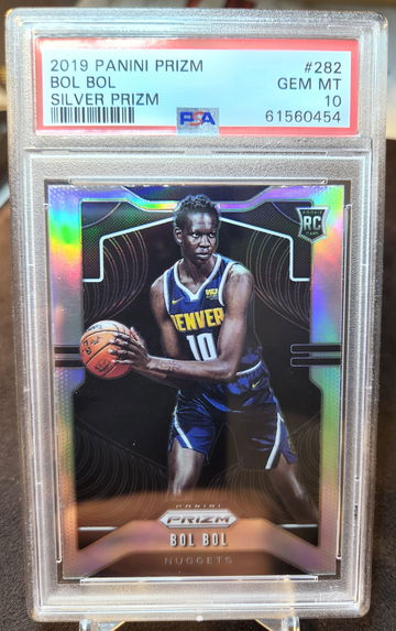 2019 Prizm Bol Bol #282 Silver Refractor Rookie RC Gem Mint PSA 10 Nuggets