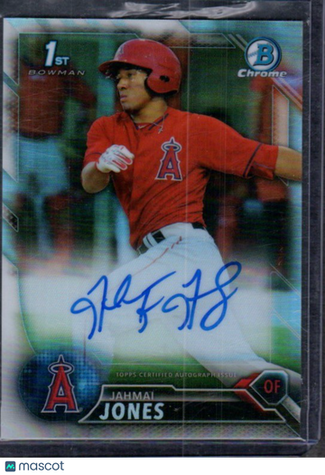 2016 Bowman Chrome Jahmai Jones #BCAP-JJ Prospects Autographs Refractor SN AU
