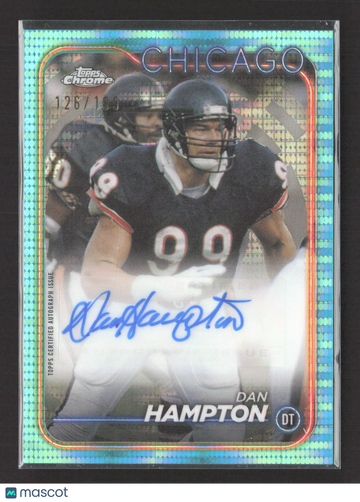 2024 Topps Chrome Dan Hampton #BA-DH Aqua X-Fractor /199
