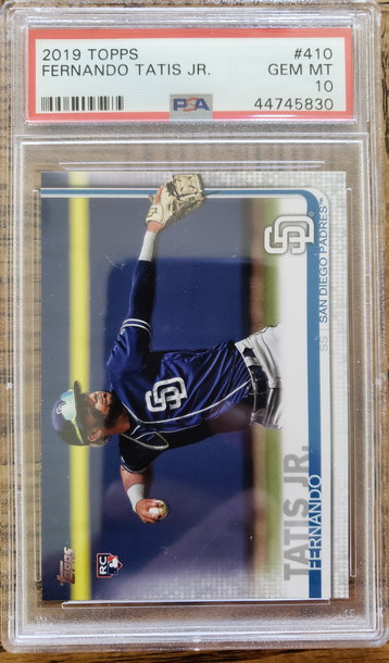 2019 Topps Fernando Tatis Jr RC PSA 10