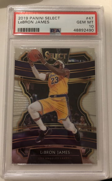 2019 Lebron James Select 47 PSA 10