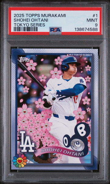2025 Topps X Takashi Murakami Tokyo Series Shohei Ohtani #1 PSA 9